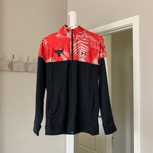 Under Armour Project Rock Aloha Track Jacket Size Medium